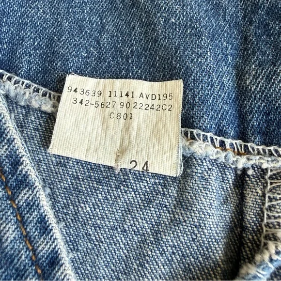 Vintage Lee Denim Vest Women’s Size L Western Coastal Cowgirl 90s Mom Made USA - Picture 4 of 8